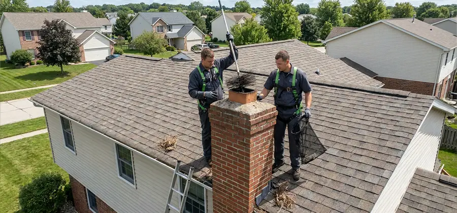 Bird Removal From Chimney in Maplewood
