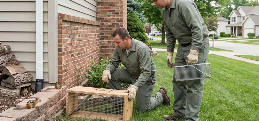Remove Chipmunks From Yard in Maplewood