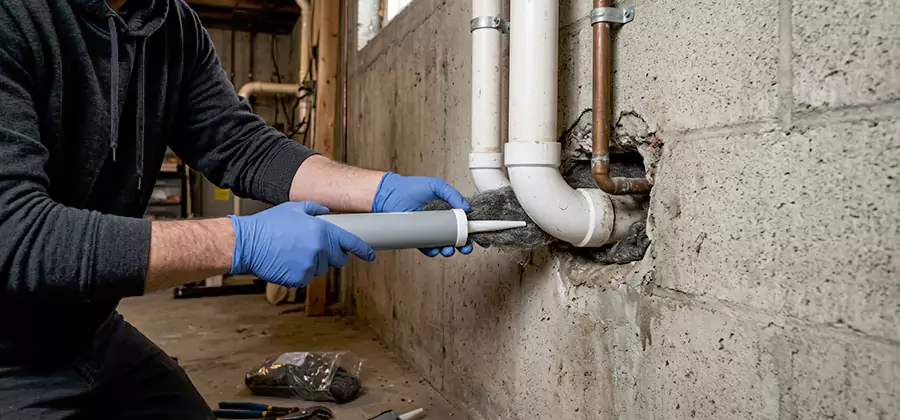 Mouse Proofing Pipes in Maplewood