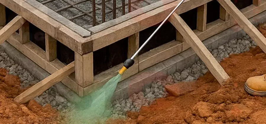 Foundation Slab Termite Treatment in Maplewood